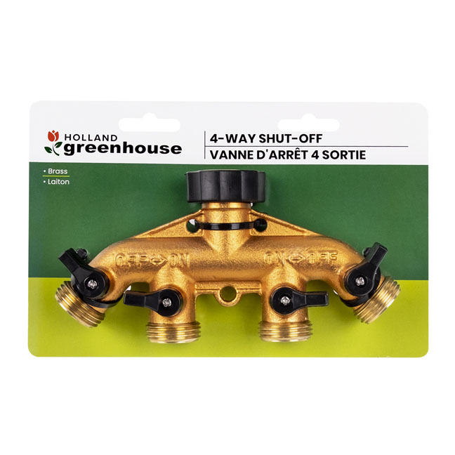 GREENHOUSE N000439 BRASS 4 WAY SHUT OFF